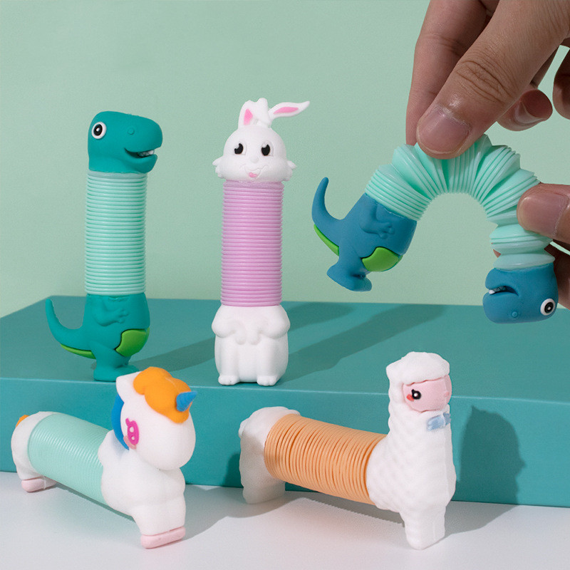 3d Poptube Silicone Alpaca Push Squeeze Toy — photo 2