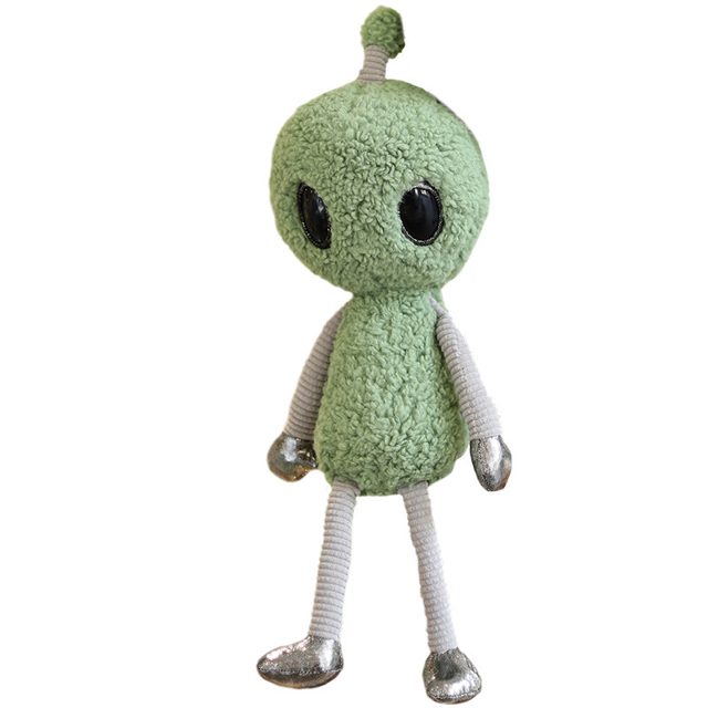 Fuzzy Green Alien Plush โ photo 2