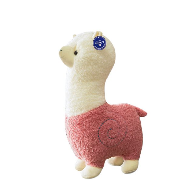 Fluffy White Alpaca Plush โ photo 5