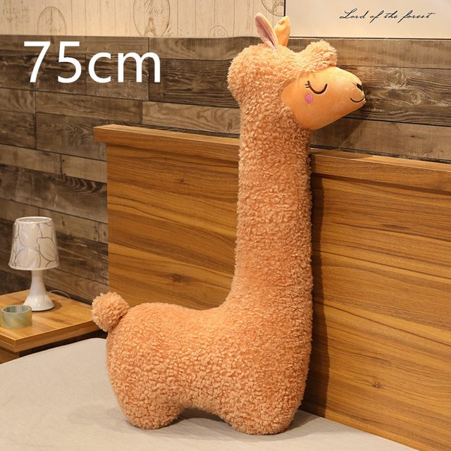 Fluffy Alpaca Long Pillow Plush โ photo 2