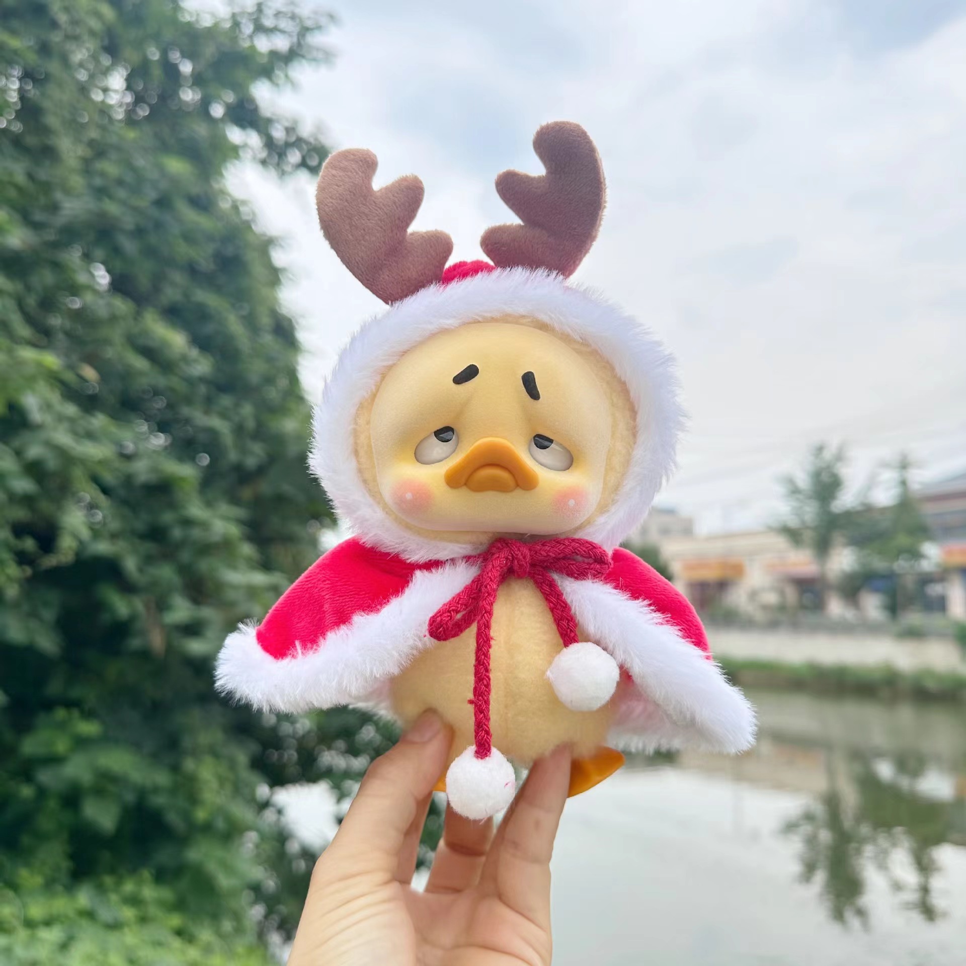 Annoying Duck Clothes Antlers Cloak Plush โ photo 3