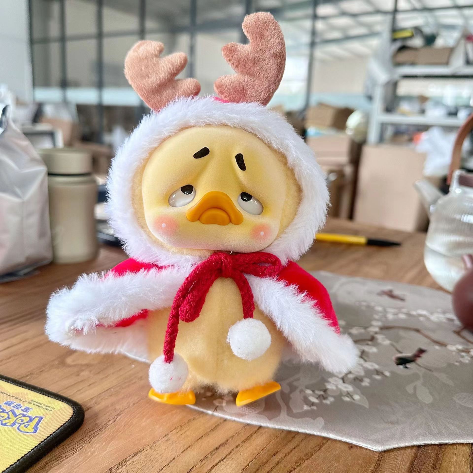 Annoying Duck Clothes Antlers Cloak Plush โ photo 2