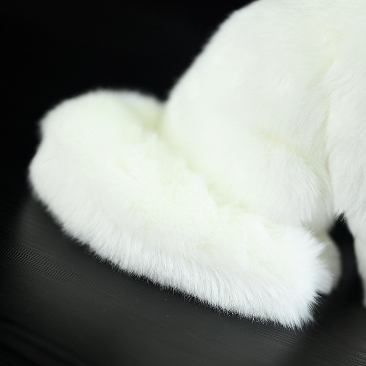 Realistic Snowy Arctic Fox Plush — photo 2