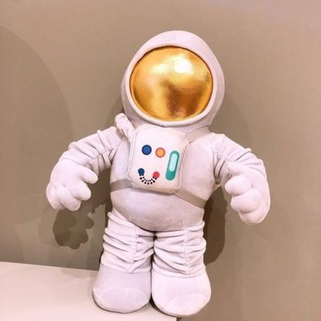 Silver Astronaut Buddy Plush