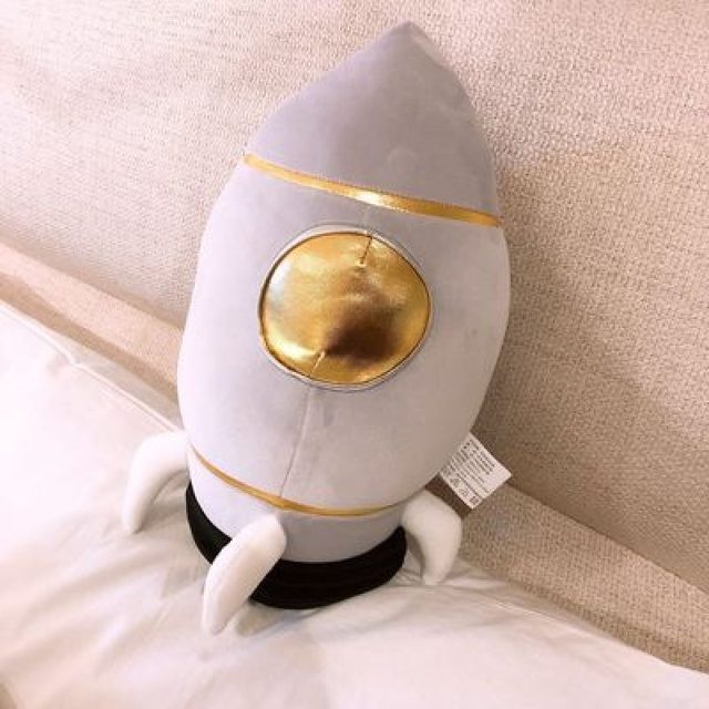 Lil' Grey Rocket Ship Plush — photo 2