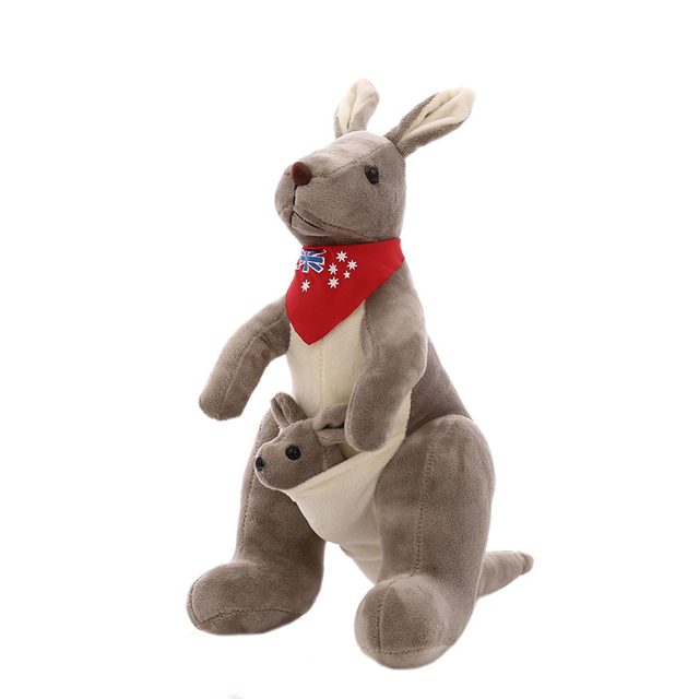 Aussie Mama Kangaroo & Joey Plush