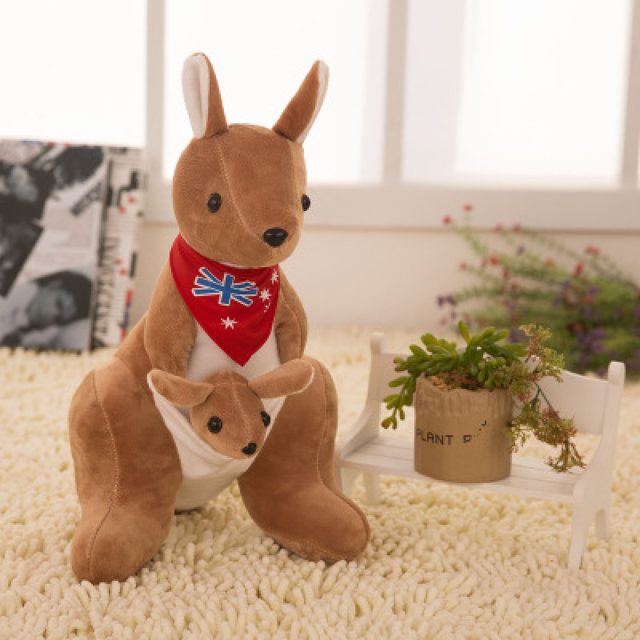 Aussie Mama Kangaroo & Joey Plush โ photo 3