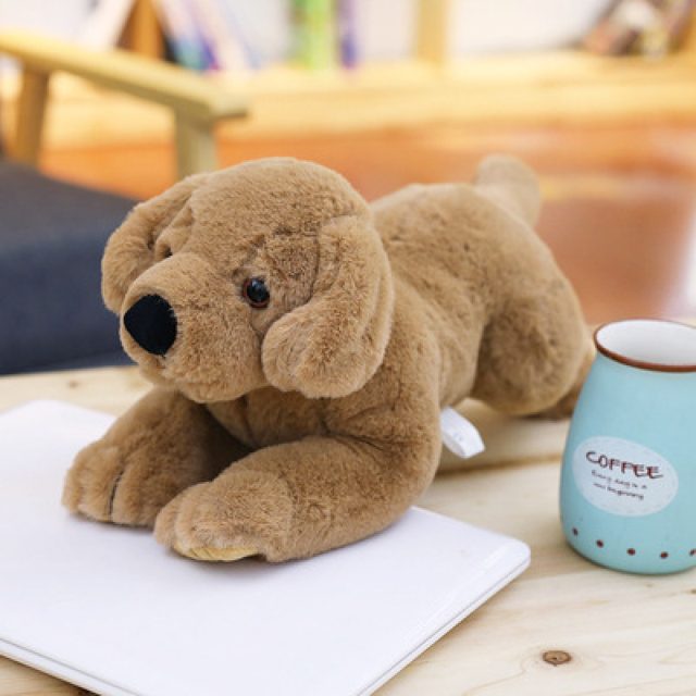 Sleepy Lounging Labrador Puppy Plush — photo 2