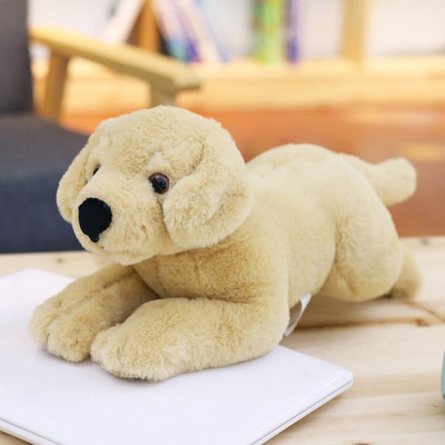 Sleepy Lounging Labrador Puppy Plush — photo 6
