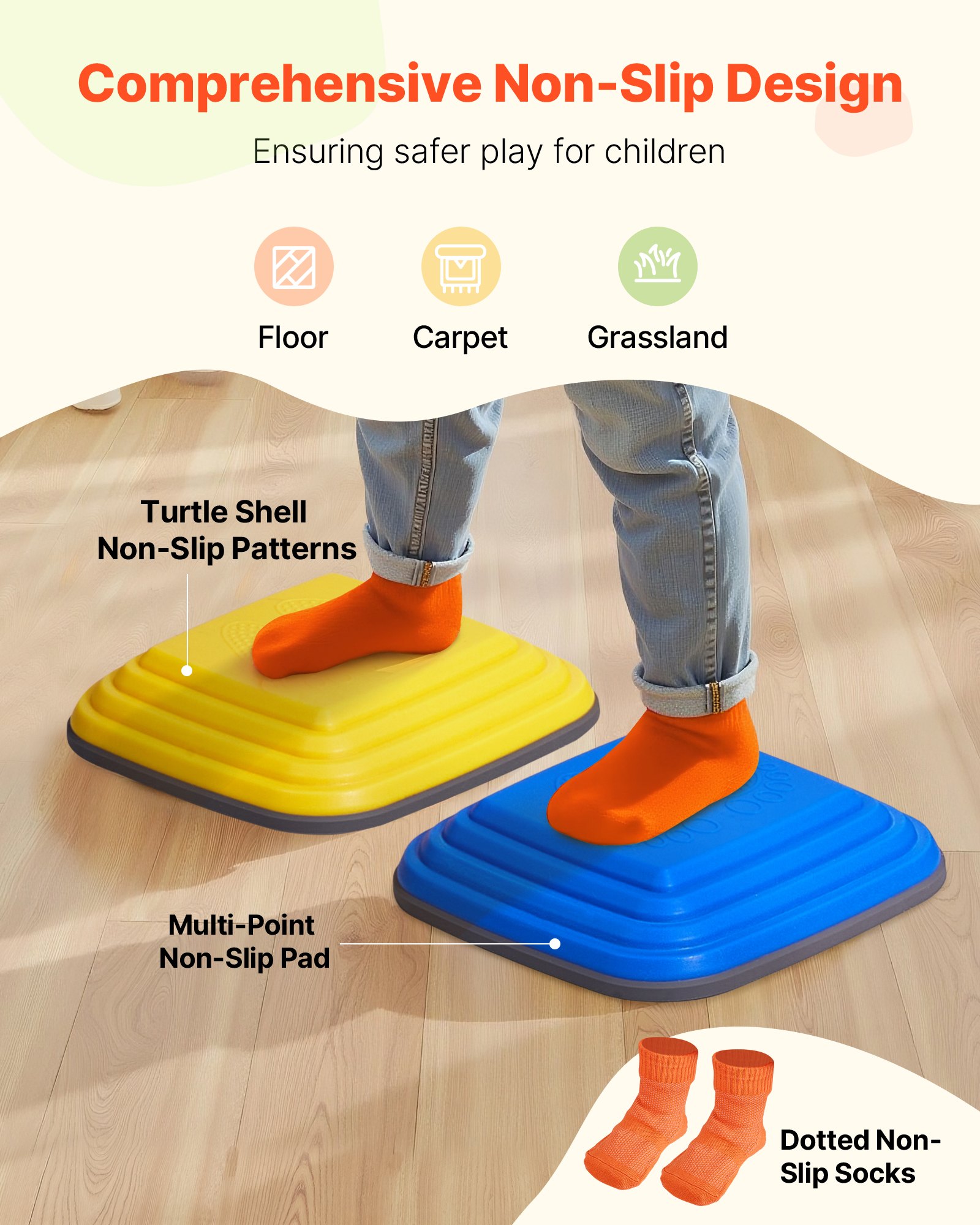Balance Stepping Stones 10 Pcs, Toy