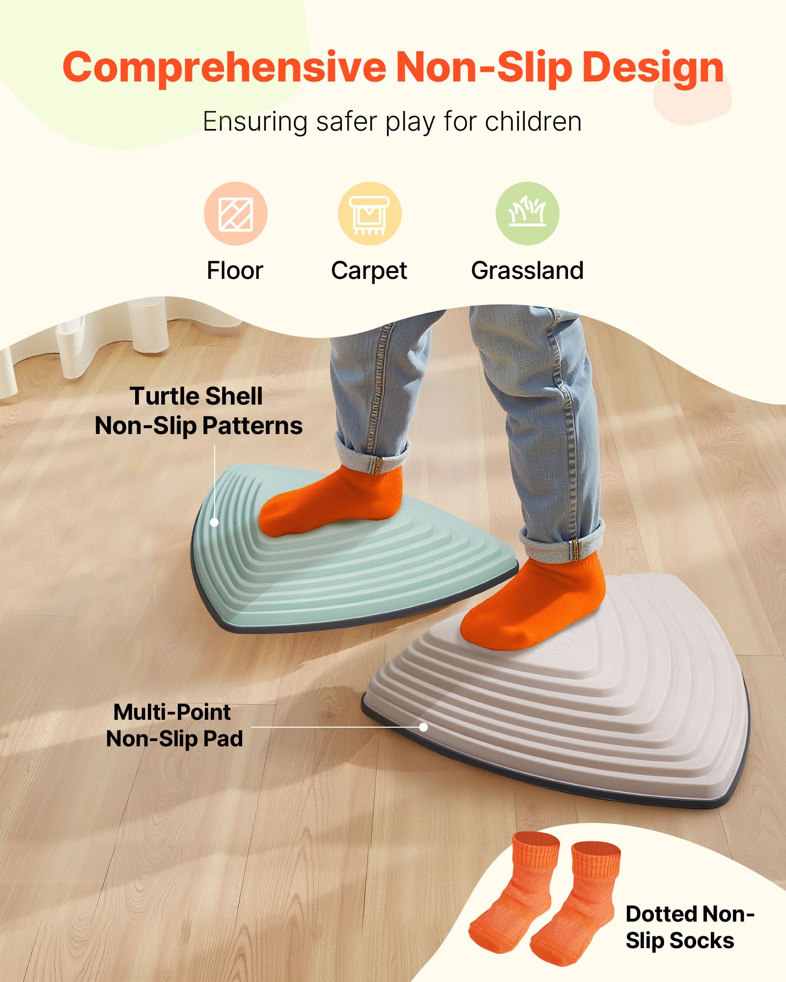 Balance Stepping Stones 6 Pcs, Toy โ photo 5