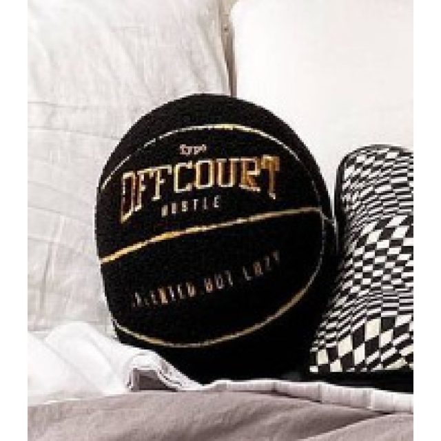 Fuzzy Basketball Cushion Plush — photo 3
