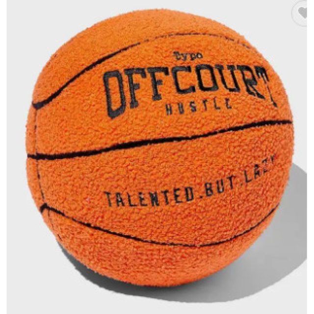 Fuzzy Basketball Cushion Plush — photo 4