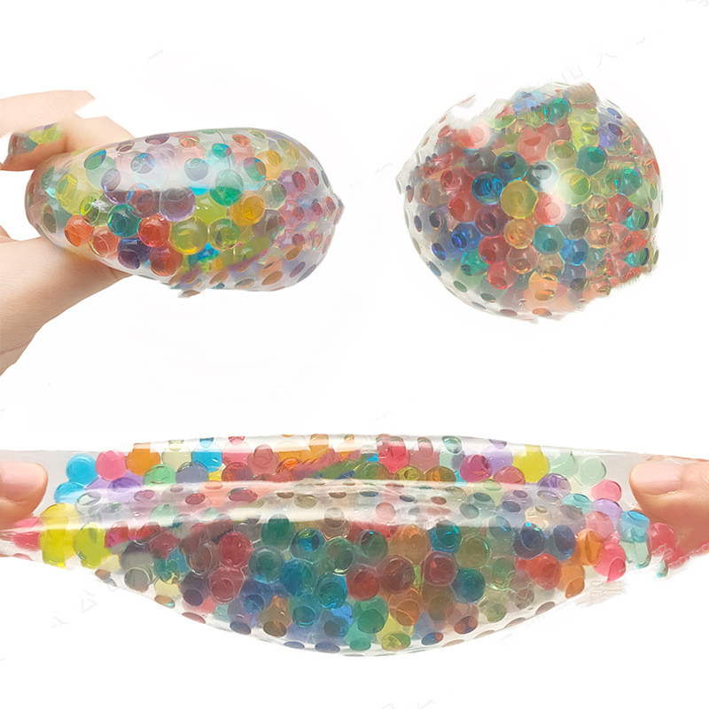 Rainbow Bead Squeeze Stress Ball