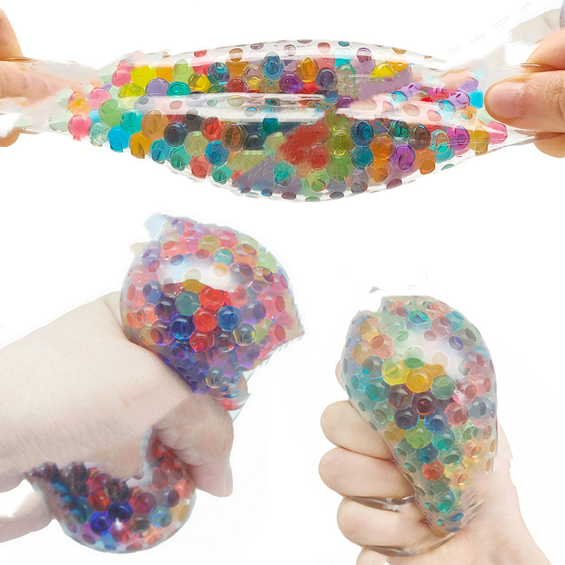Rainbow Bead Squeeze Stress Ball — photo 2