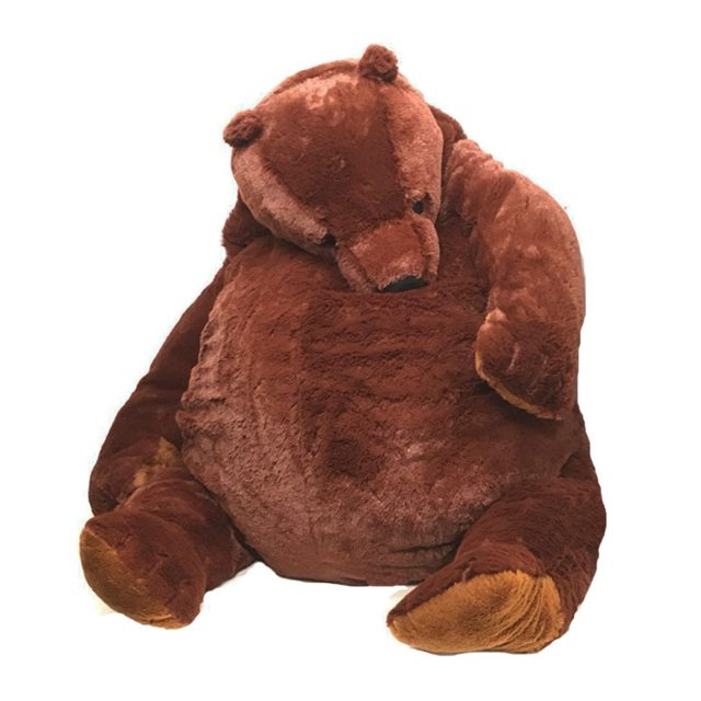 Giant Chubby Brown Bear Plush