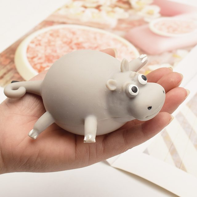 Chonky Hippo Squeeze Ball
