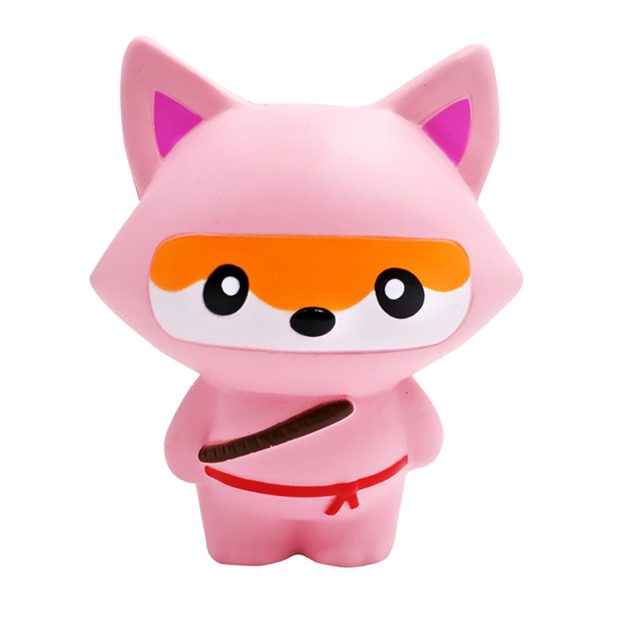 Ninja Fox Squishy (Pink)