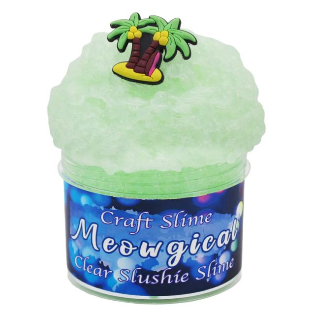 Meowgical Palm-Tree Slushie Slime