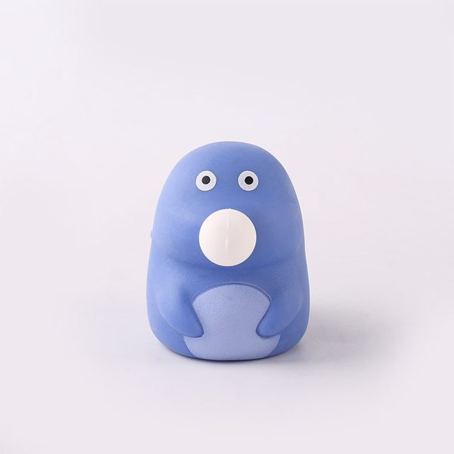Blue Bubble-Blowing Bean Buddy Squishy