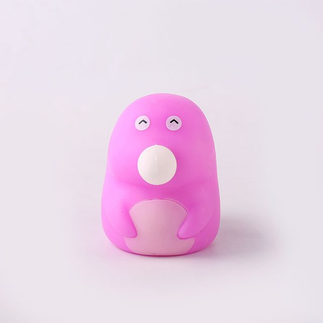 Pink Bubble-Blowing Ghost Bean Squishy