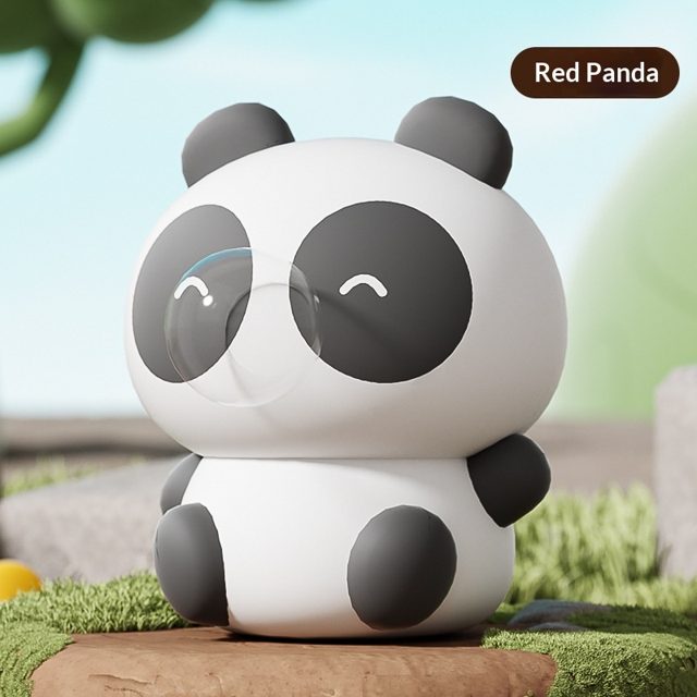 Bubble-Blowing Panda Squishy
