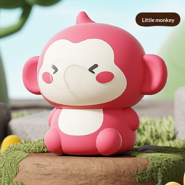 Bubble-Blowing Monkey Squishy