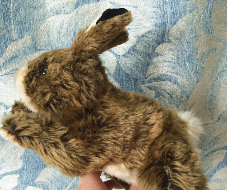 Floppy Brown Hare Plush