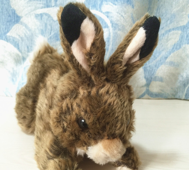 Floppy Brown Hare Plush — photo 4