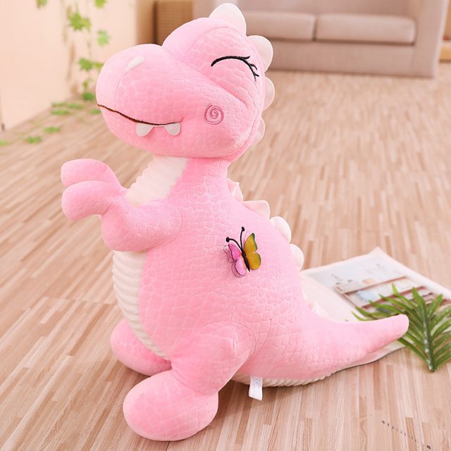 Friendly Green Dino with a Butterfly Friend — photo 3