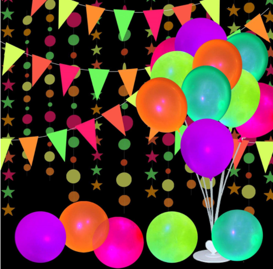 Candy Color Fluorescent Balloons Night Toy — photo 3