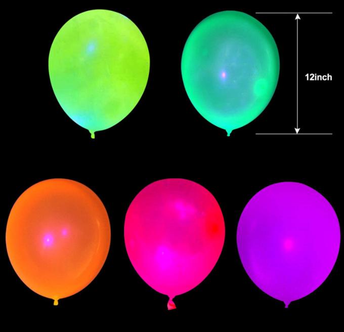 Candy Color Fluorescent Balloons Night Toy — photo 5
