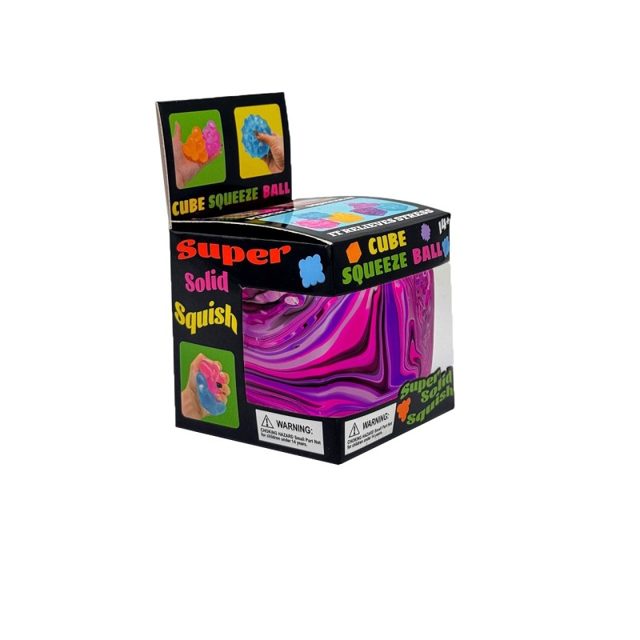 Marbled Candy Cube Squeeze Ball — photo 4