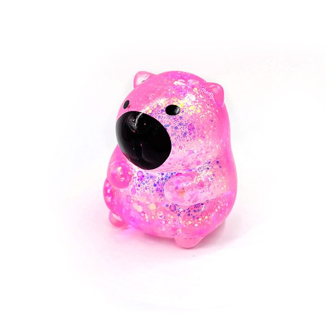 Glitter Galaxy Bear Squish Ball β photo 2