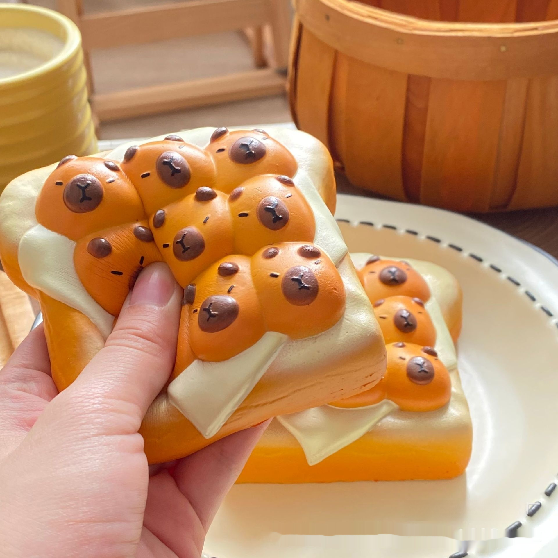 Capybara Pile Toast Squishy โ photo 4