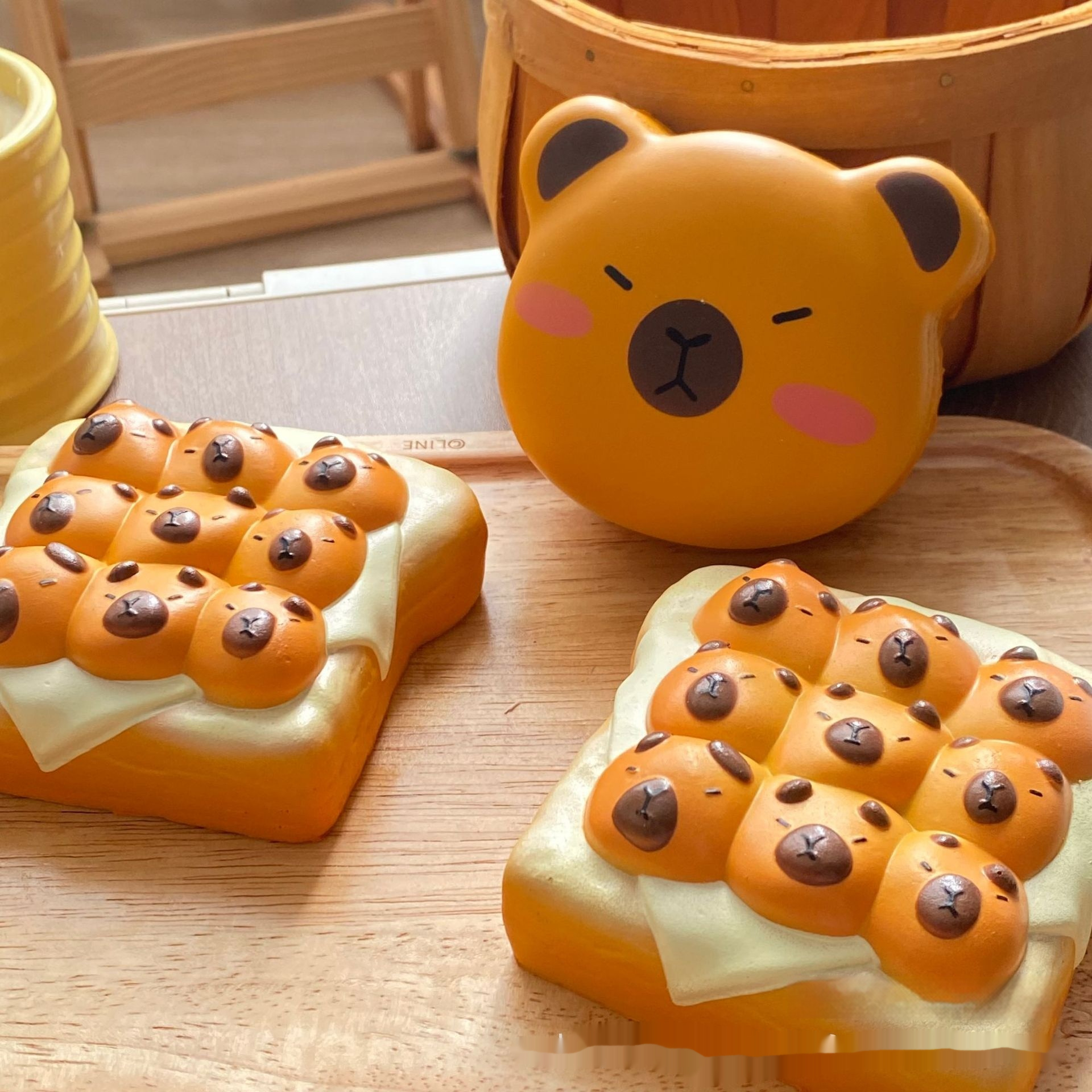 Capybara Pile Toast Squishy โ photo 5
