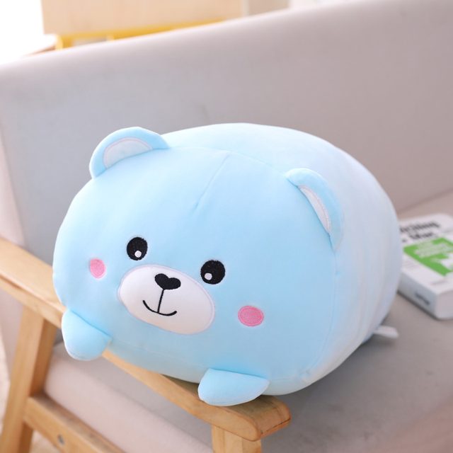 Chubby Blue Bear Squishy Pillow โ photo 3