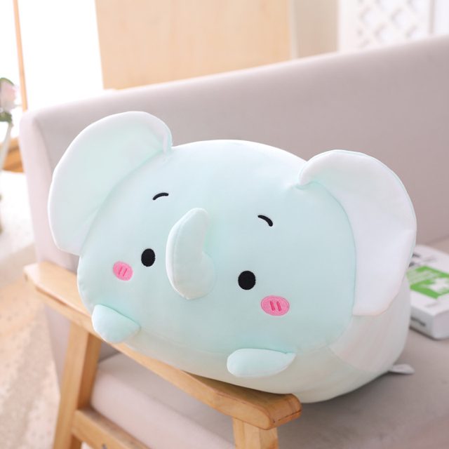 Mint Elephant Loaf Pillow Plush โ photo 3