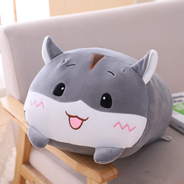 Chubby Hamster Loaf Pillow Plush