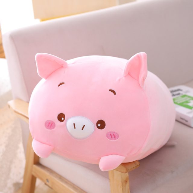 Snuggle Piggy Loaf Pillow Plush