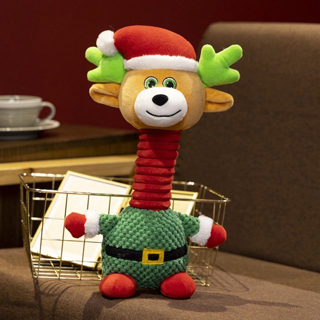 Boogie Spring-Neck Reindeer Plush
