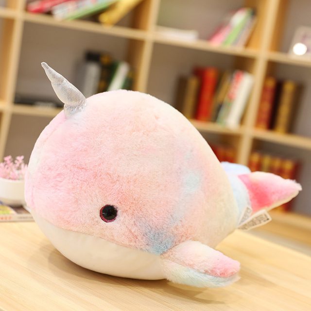 Pastel Rainbow Narwhal Plush — photo 2