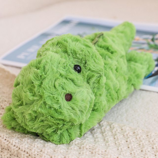 Chompy the Fuzzy Green Croc Plush