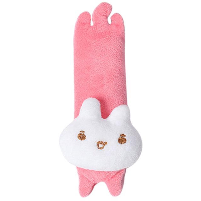 Stretchy Pink Bunny Buddy Plush