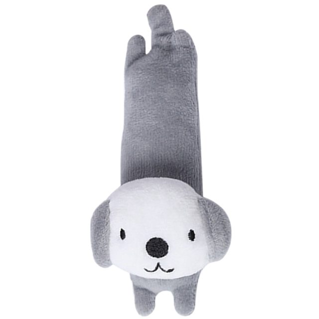 Stretchy Grey Puppy Buddy Plush