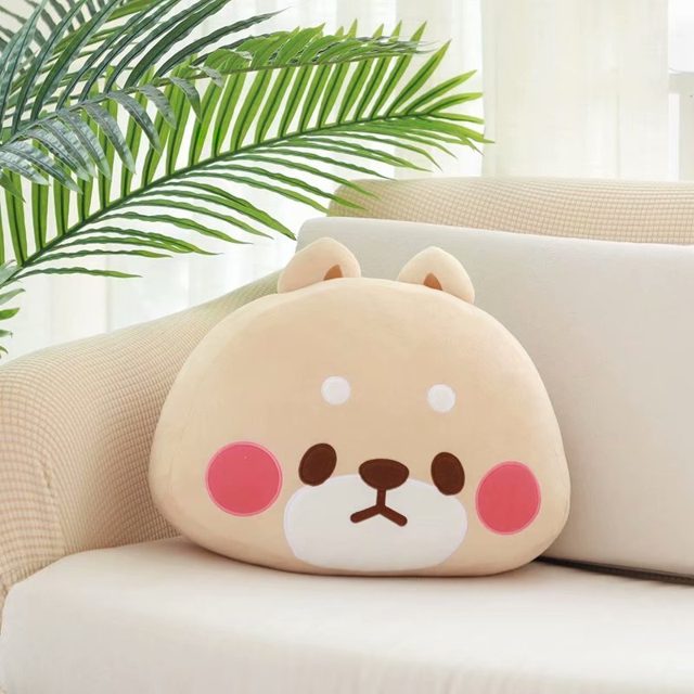 Shiba Face Squishy Cushion Plush
