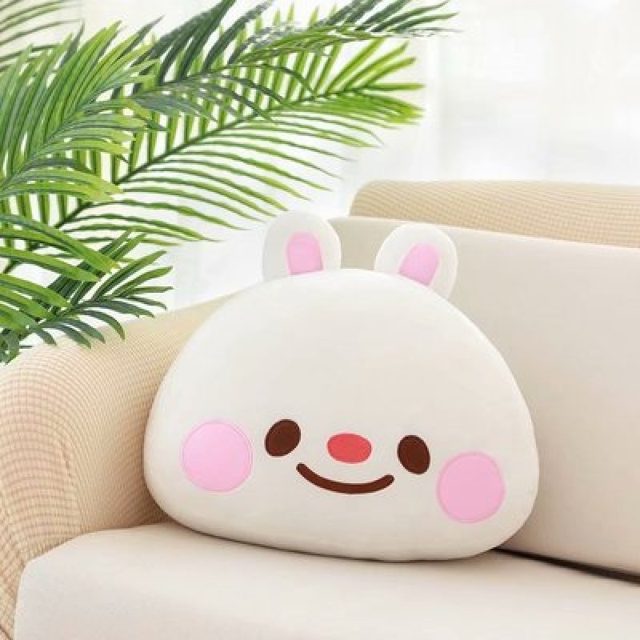 Bunny Face Squishy Cushion Plush