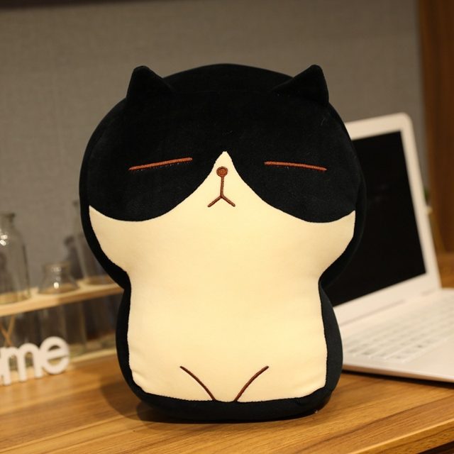 Tuxedo Bread-Cat Pillow Plush