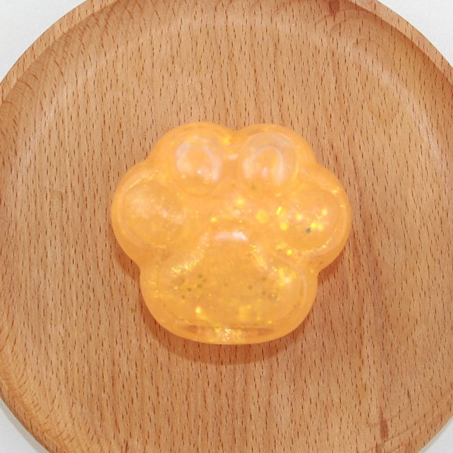 Glitter Kitty Paw Mochi Squishy — photo 2