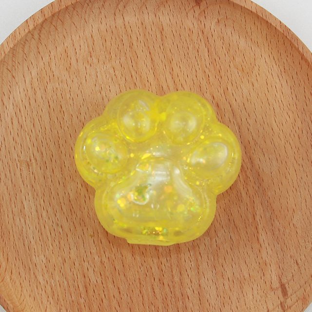 Glitter Kitty Paw Mochi Squishy — photo 3
